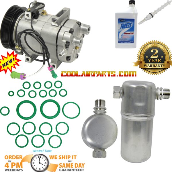 Audi 90 100 A6 Quattro A/C Compressor W/Clutch 4A0260805AH New FULL AC KIT